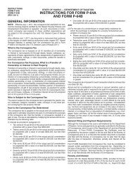 Instructions for Form P-64A and Form P-64B Rev ... - State of Hawaii