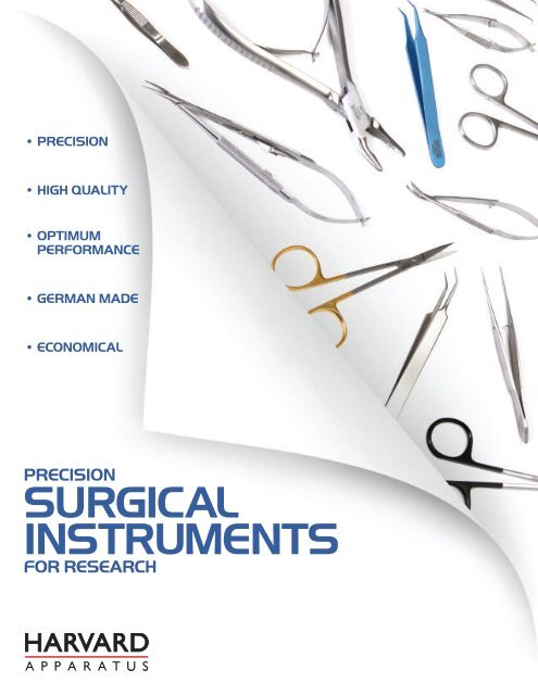 Cardenal falta de aliento para donar Precision Surgical Instruments for Research - Harvard Apparatus Cardenal falta de aliento para donar Precision Surgical Instruments for Research - Harvard Apparatus
