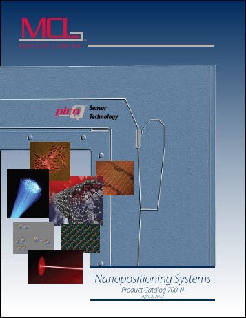 Mad City Labs Catalog of Nanopositioning Systems ...