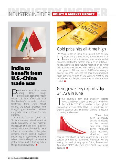 Indian Jeweller (IJ) June - July 2020