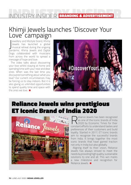 Indian Jeweller (IJ) June - July 2020