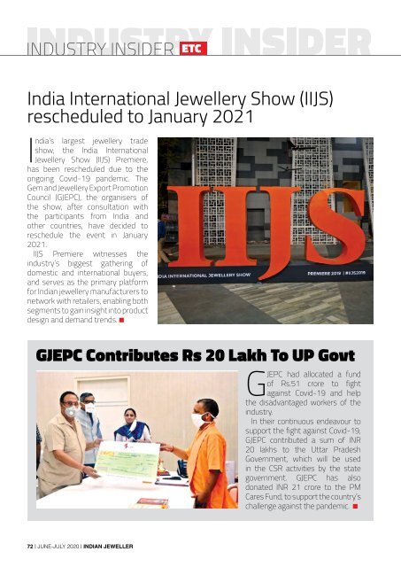 Indian Jeweller (IJ) June - July 2020
