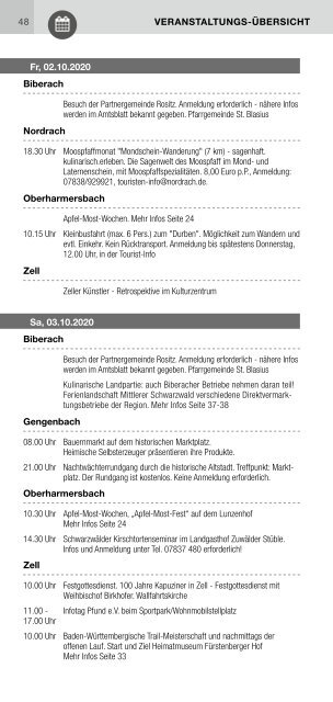 Schwarzwald-Heftli Ausgabe5 Sept-Okt 2020