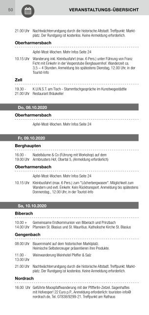 Schwarzwald-Heftli Ausgabe5 Sept-Okt 2020