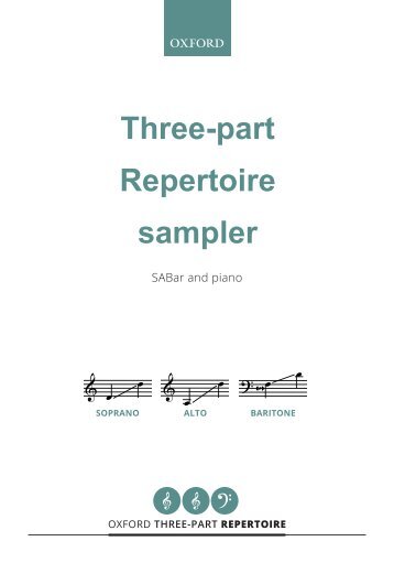Oxford Three-part Repertoire