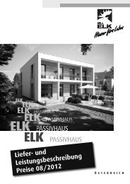 Liefer- und Leistungsbeschreibung ELK ... - Elk Fertighaus AG