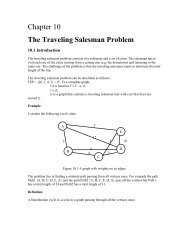 Chapter 10 The Traveling Salesman Problem