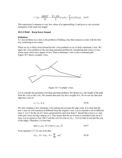 Chapter 10 The Traveling Salesman Problem