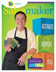 July 2011 Salsmaker - California Lottery