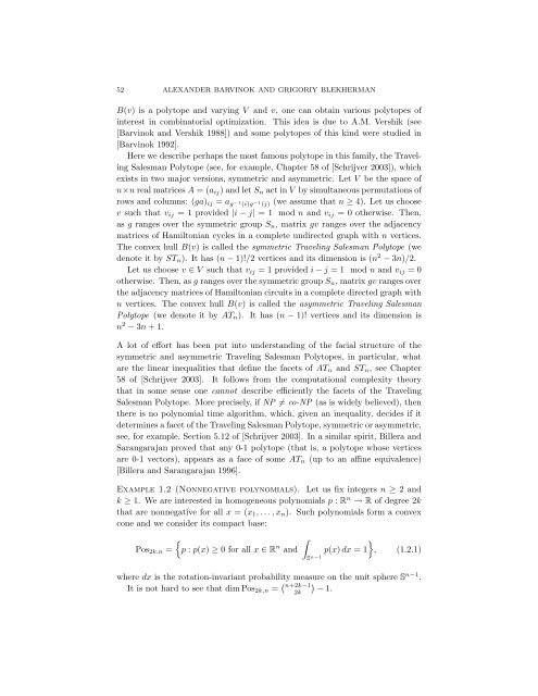 Convex Geometry of Orbits - MSRI