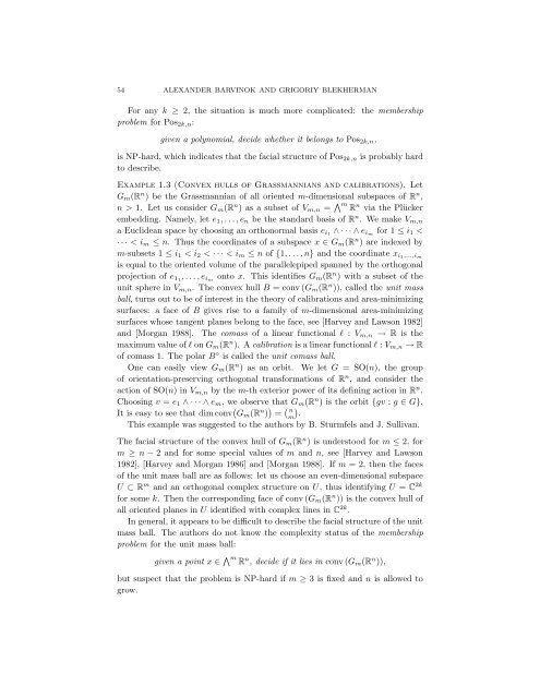 Convex Geometry of Orbits - MSRI