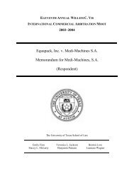 Equapack, Inc. v. Medi-Machines S.A. Memorandum for Medi ...