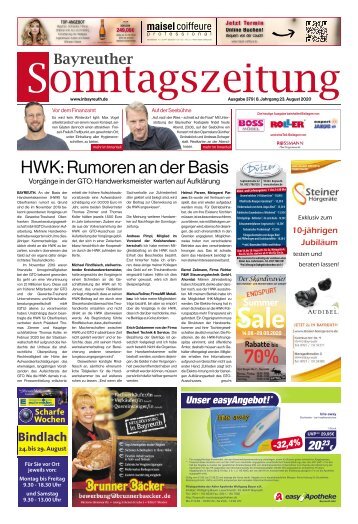 2020-08-23 Bayreuther Sonntagszeitung