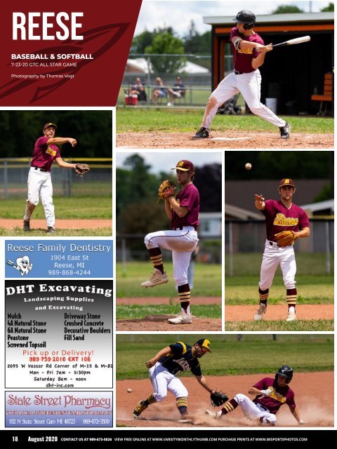 August 2020 Issue of Varsity Monthly Thumb Magazine