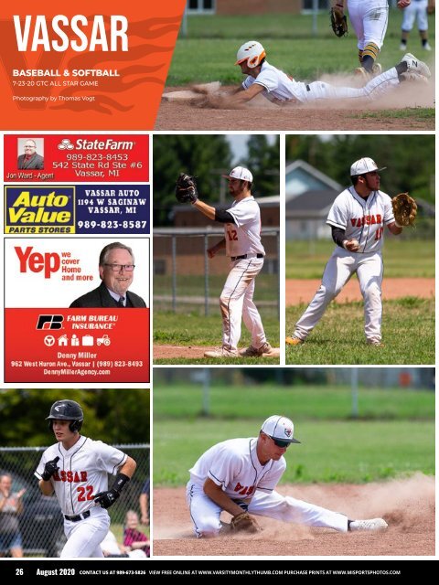 August 2020 Issue of Varsity Monthly Thumb Magazine