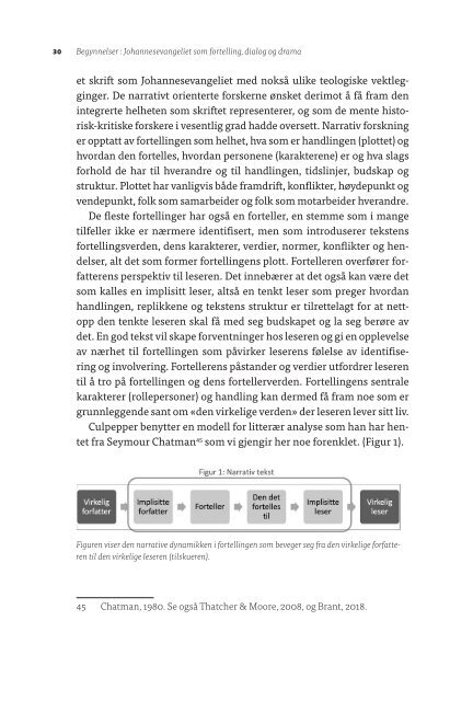 Begynnelser : Johannesevangeliet som fortelling, dialog og drama  