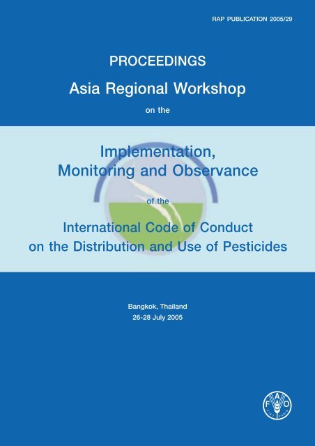 Proceedings of the Asia regional workshop on the