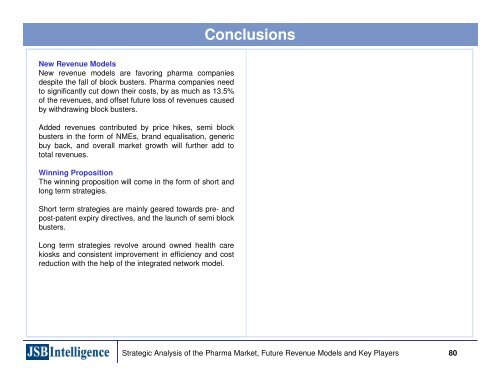 Emerging Business Models in the Pharmaceutical Industries ...