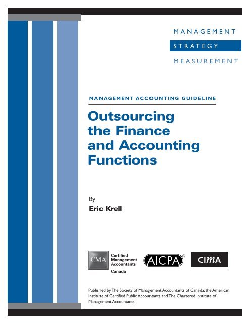Outsourcing the Finance and Accounting Functions - CIMA