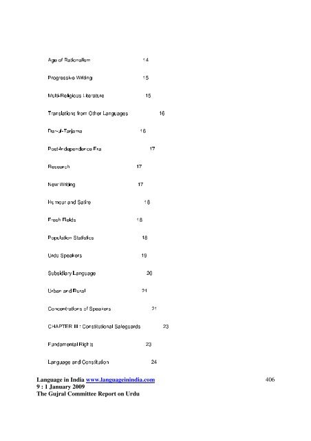 The Gujral Committee Report - Language in India