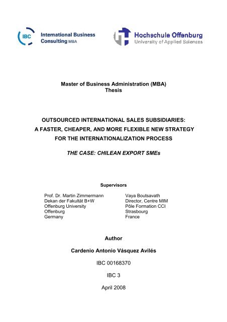 phd thesis on international business