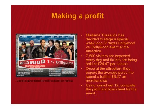 Marketing and Sales - Madame Tussauds