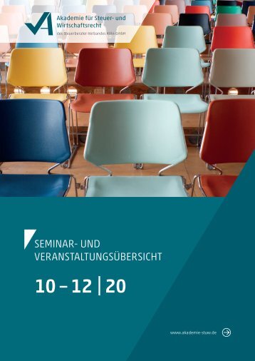 Seminar- und Veranstaltungsübersicht 04 I 2020