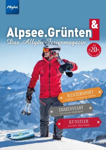 Alpsee Grünten & - Das Allgäu Ferienmagazin "Ausgabe 20"