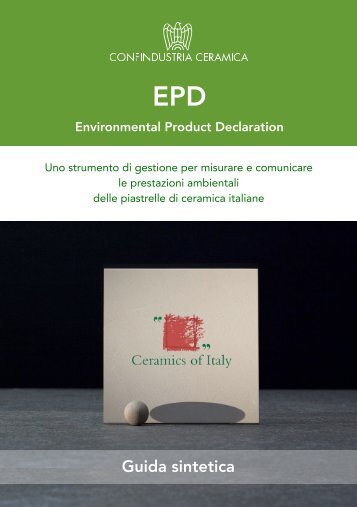 EPD - Confindustria Ceramica - Guida sintetica - 7MB
