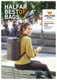 Каталог сумок и рюкзаков от Halfar 2020