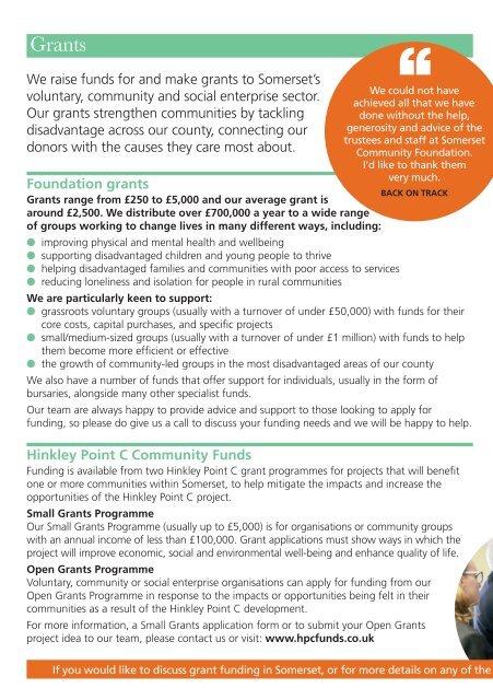 SCF Funding Leaflet 2020