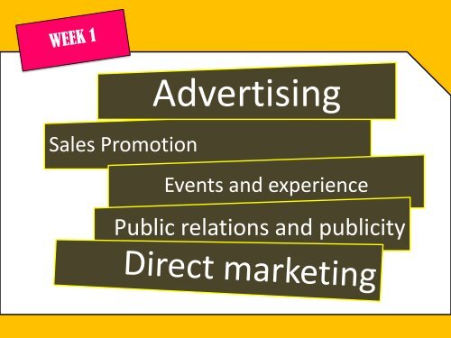 Sales Promotion - Advertising