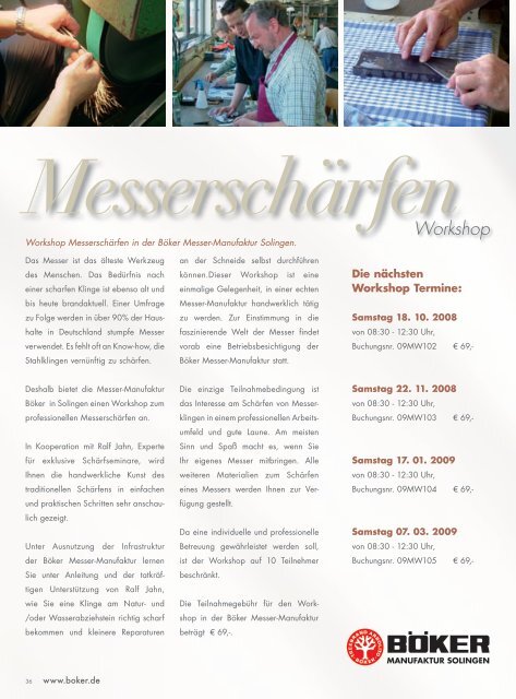 Böker Messermanufaktur | 2008 | Edition 2