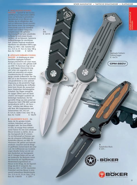 Böker Outdoor und Collection | 2009 | Edition 1 