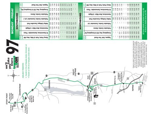 Rockland TOR 97 Bus - The County of Rockland