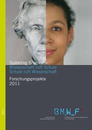 Sparkling Science > Wissenschaft ruft Schule Schule ruft ...