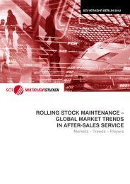 rolling stock maintenance – global market trends in after-sales service