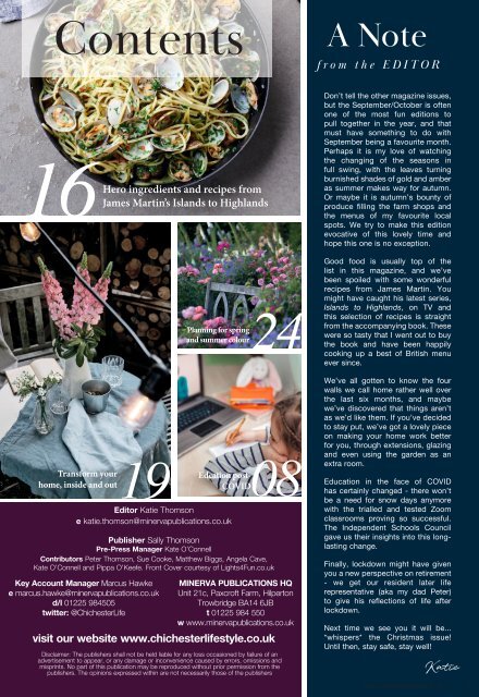 Chichester and Arundel Lifestyle Sep - Oct 2020