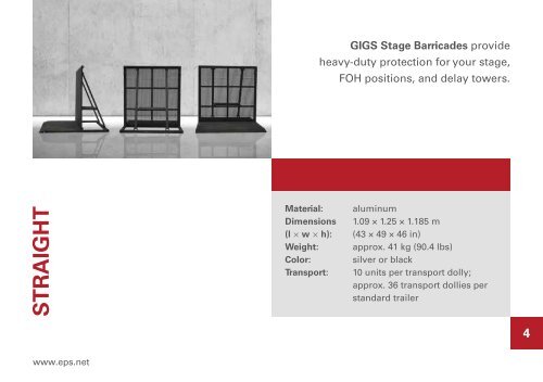 eps Brochure GIGS Stage Barricades