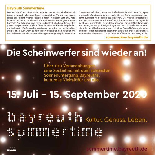 Bayreuth Aktuell Juli 2020