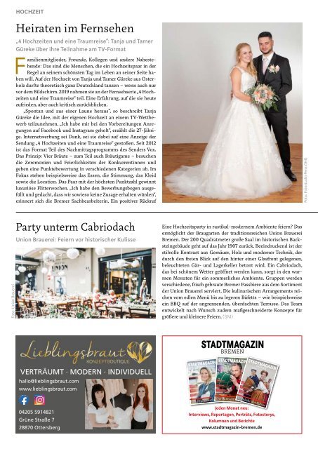 STADTMAGAZIN Bremen September 2020