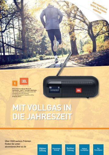 Mit Vollgas in die Jahreszeit