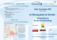 Sales Convention 2012 am 27.4.2012 im Audimax ... - Nordakademie