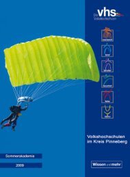 Gesundheit und Fitness - vhs Quickborn