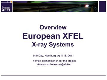 Overview - European XFEL