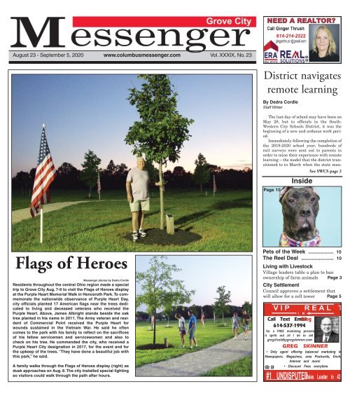 Grove City Messenger - August 23rd, 2020