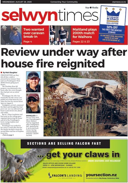 Selwyn Times August 26 2020