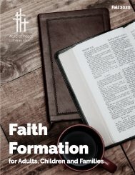 Faith Formation Catalog - Fall 2020 - Word of Peace Lutheran Church