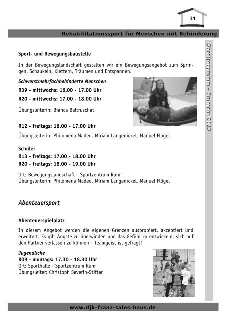 Sportprogramm