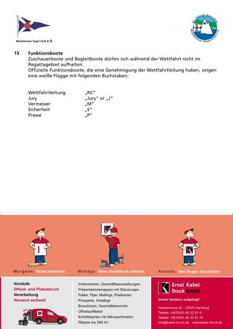 Programm (english and german) - Blankeneser Segel-Club eV
